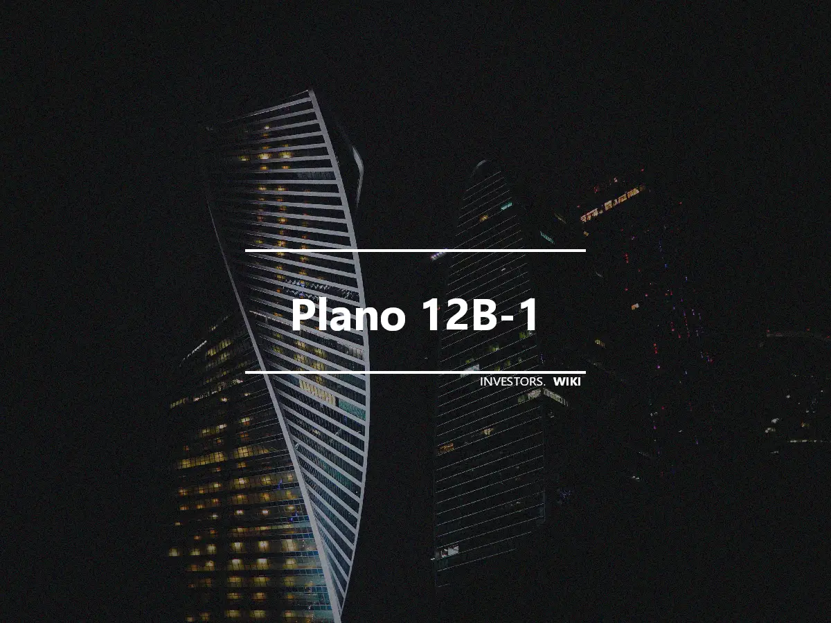 Plano 12B-1