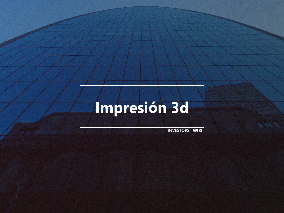 Impresión 3d