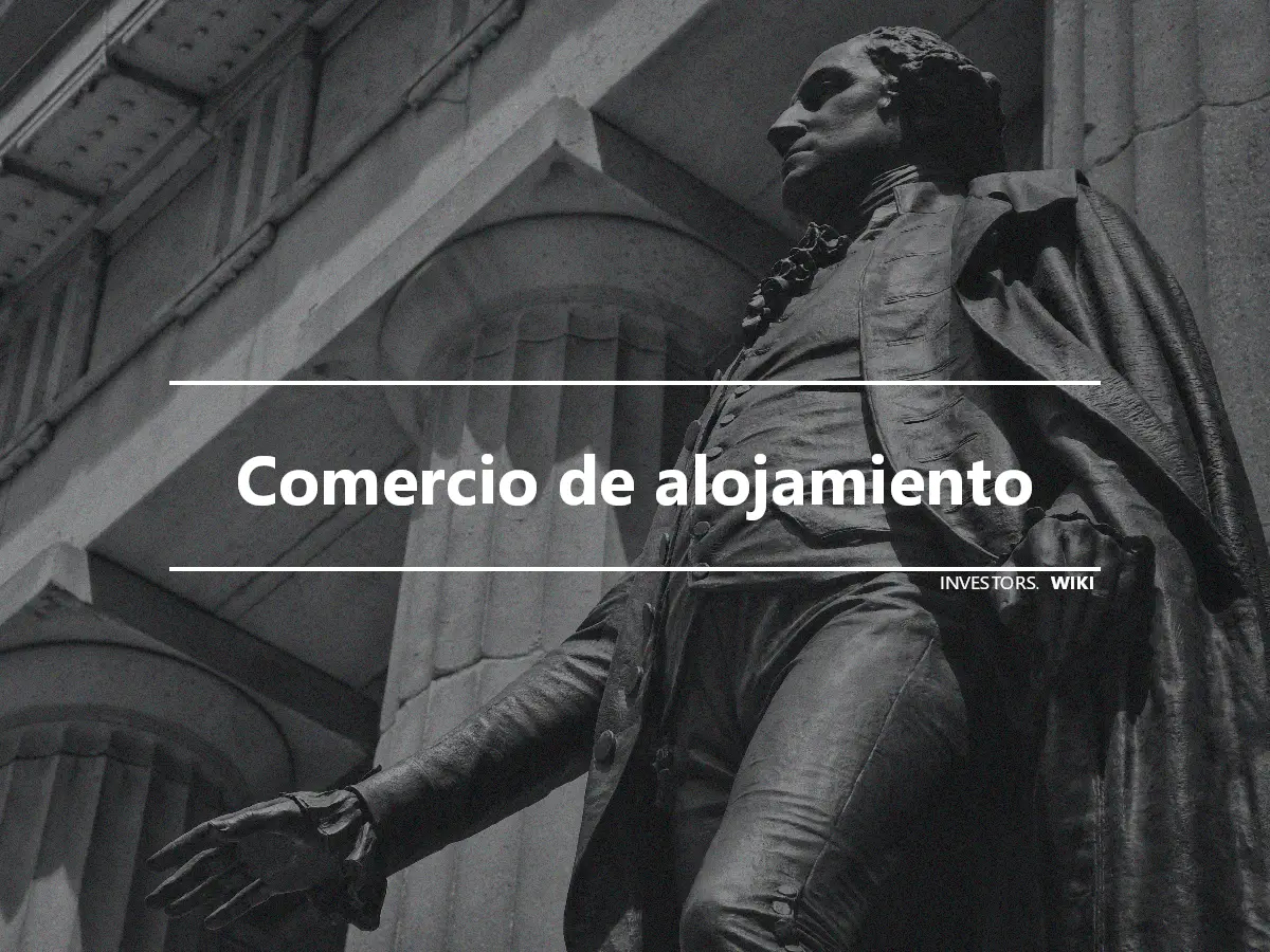 Comercio de alojamiento