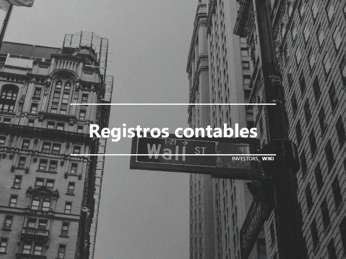 Registros contables