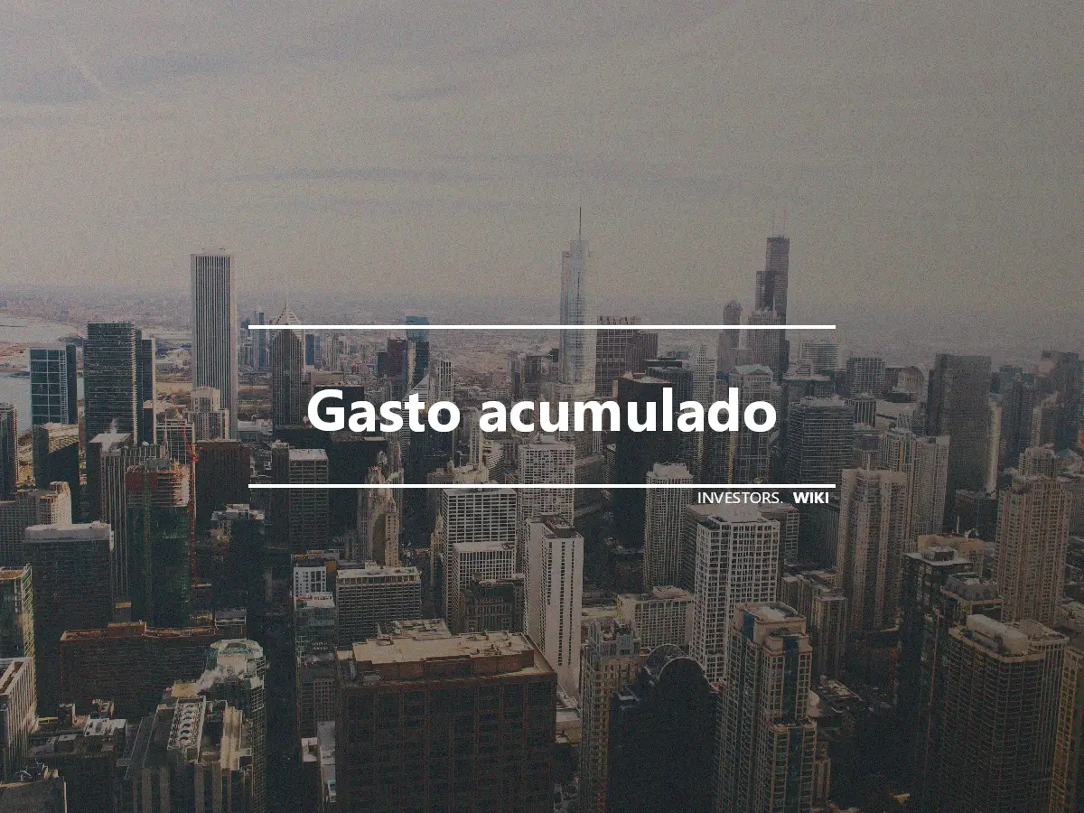 Gasto acumulado