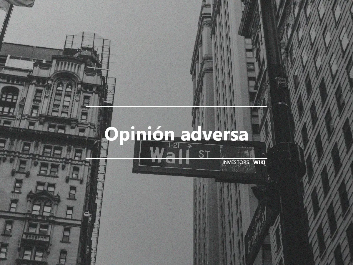 Opinión adversa