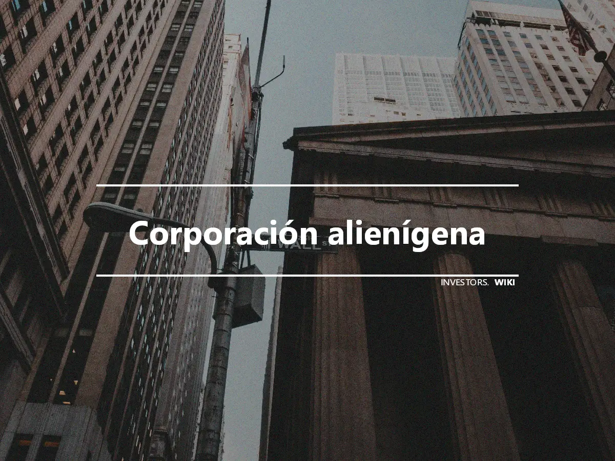 Corporación alienígena