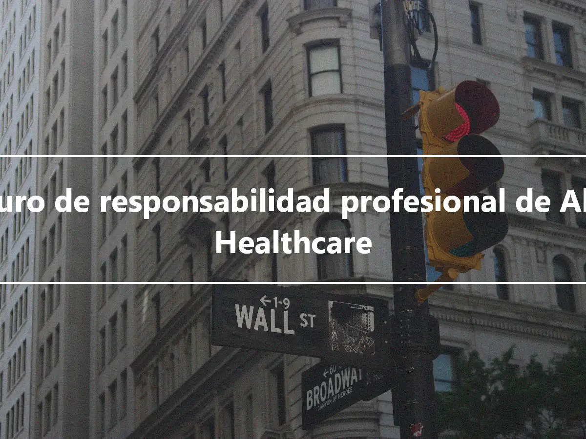 Seguro de responsabilidad profesional de Allied Healthcare