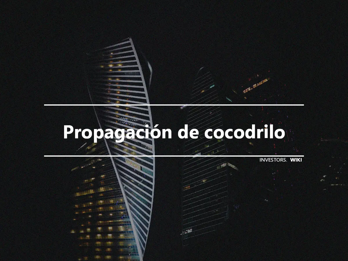 Propagación de cocodrilo