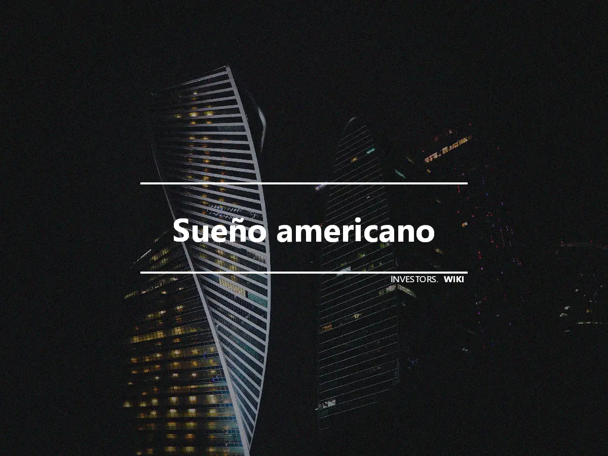 Sueño americano