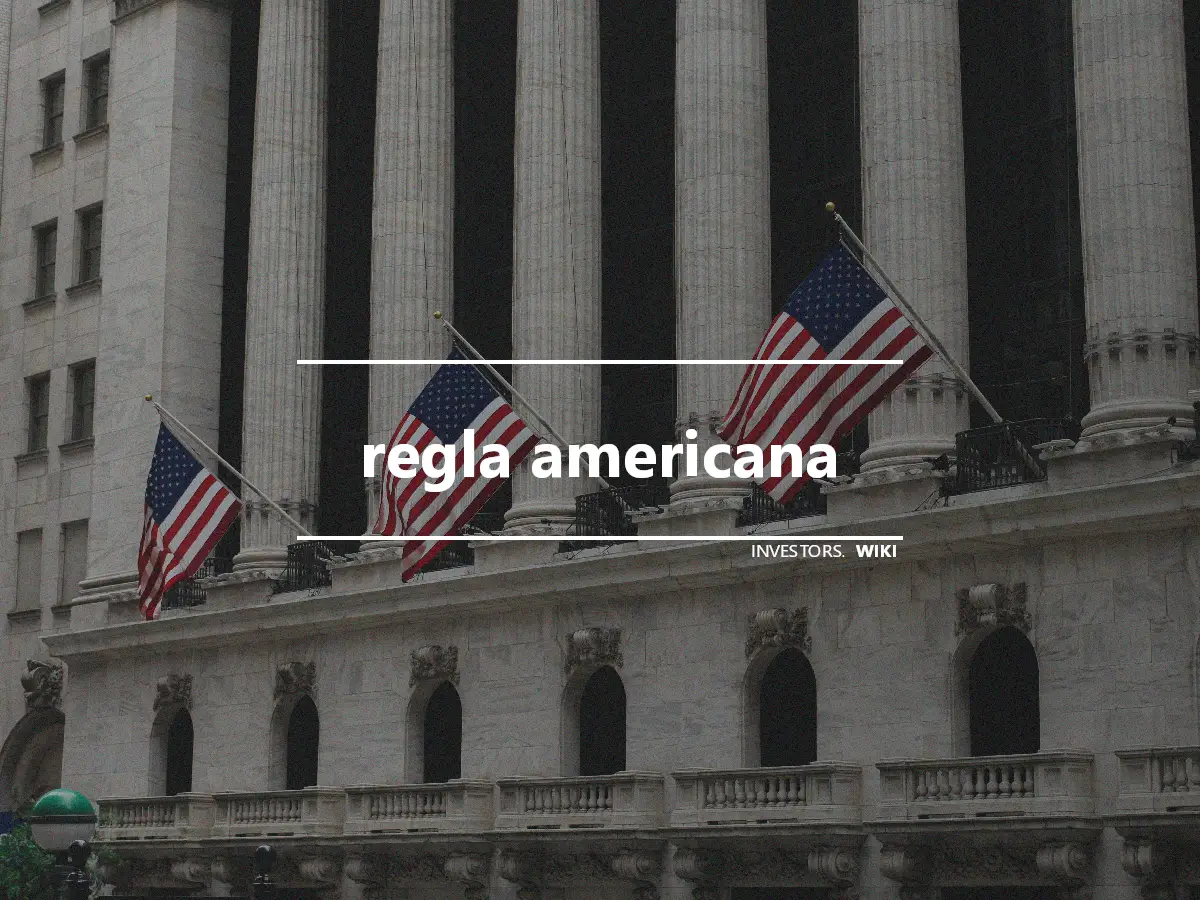 regla americana