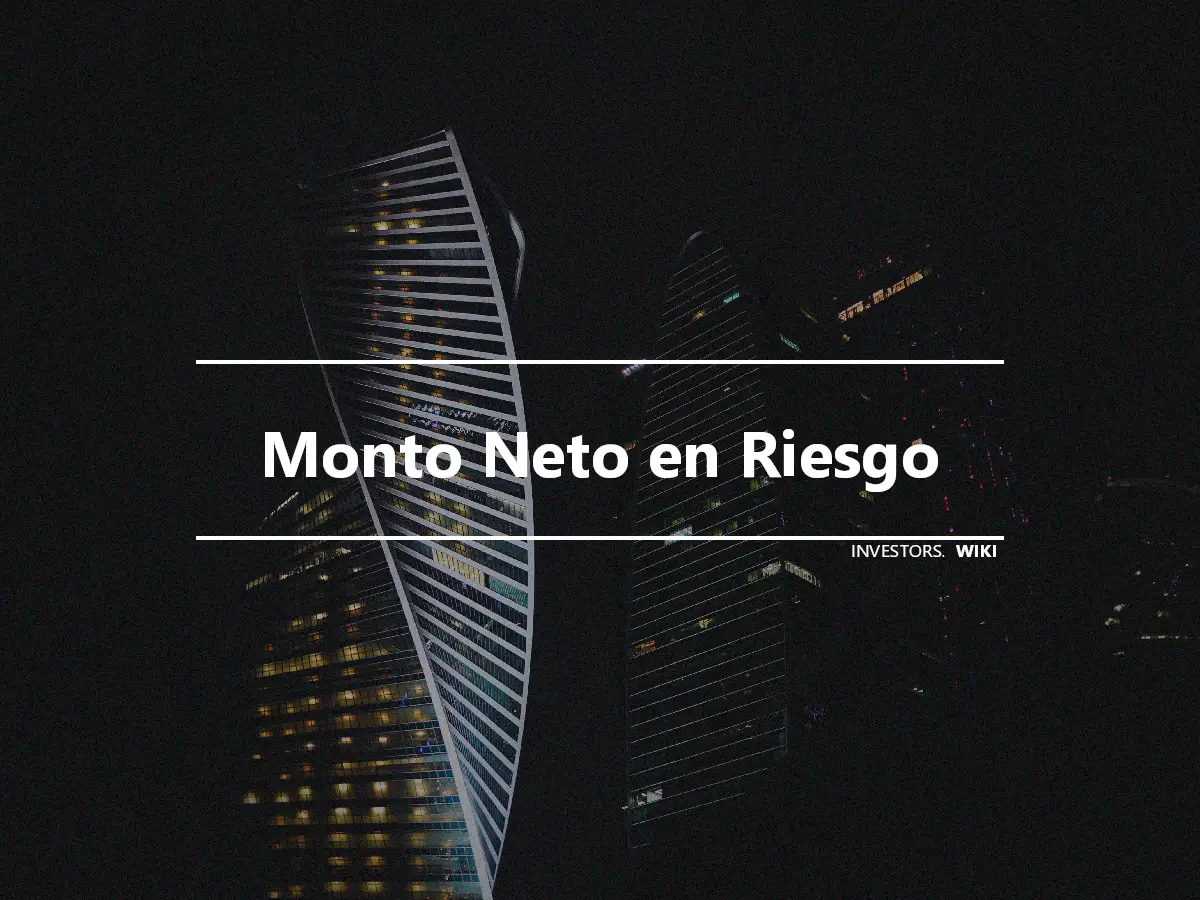 Monto Neto en Riesgo