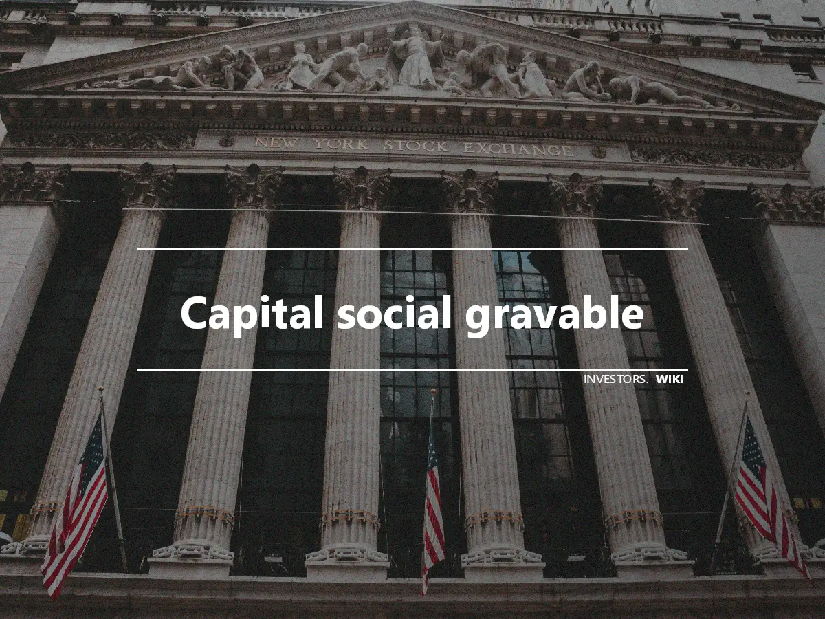Capital social gravable
