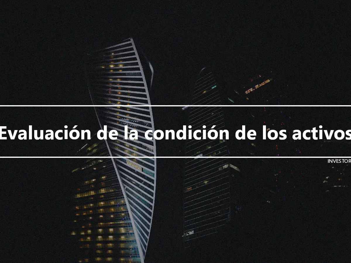 Evaluación de la condición de los activos