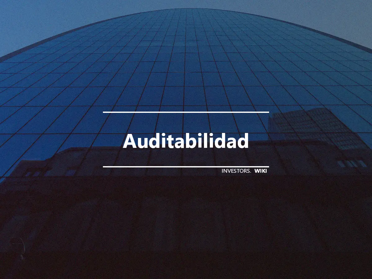 Auditabilidad