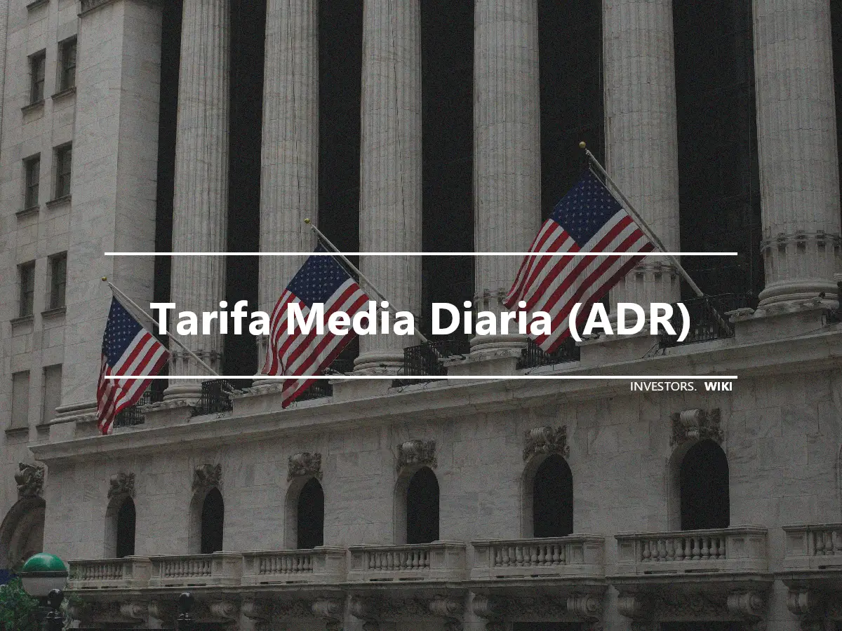 Tarifa Media Diaria (ADR)