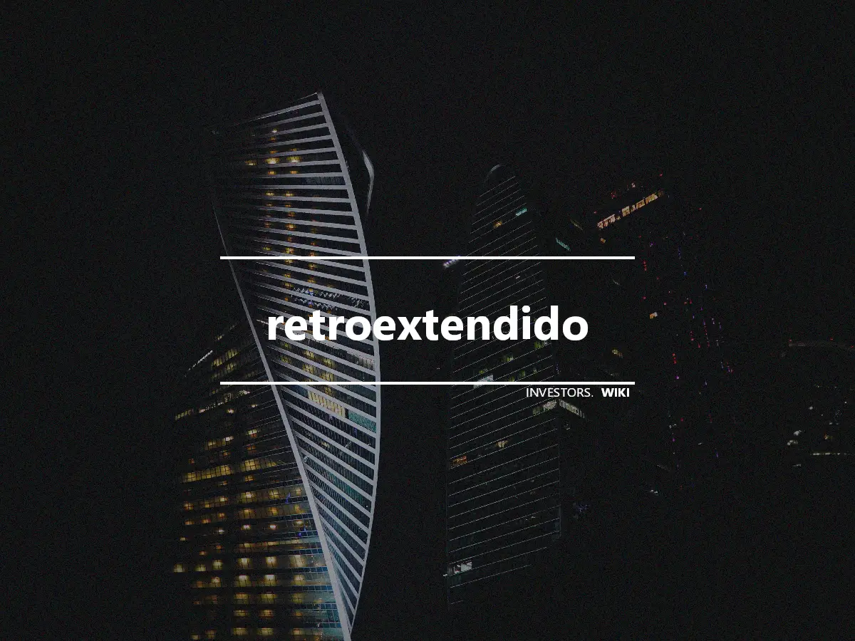 retroextendido