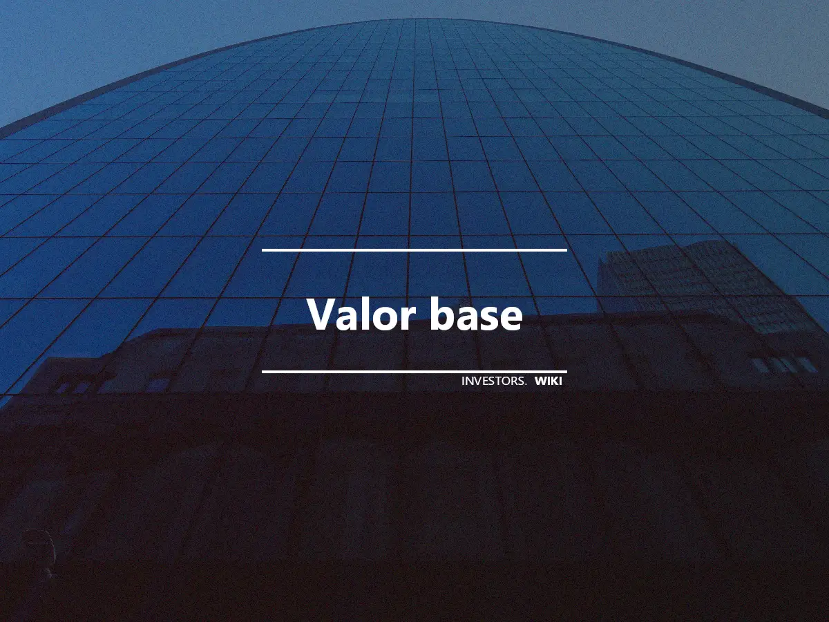 Valor base