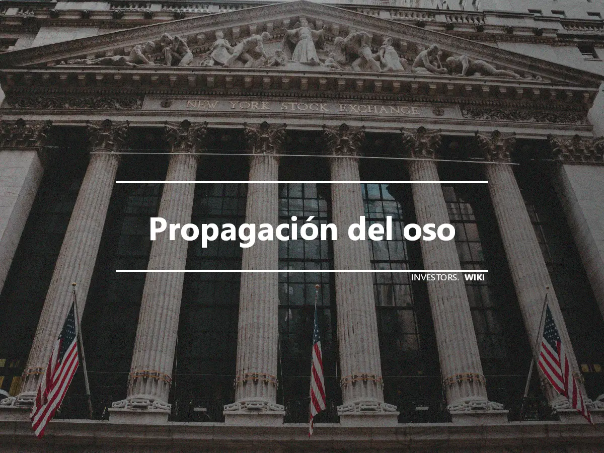 Propagación del oso