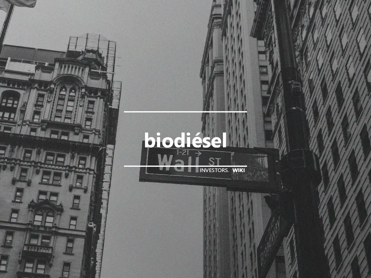 biodiésel