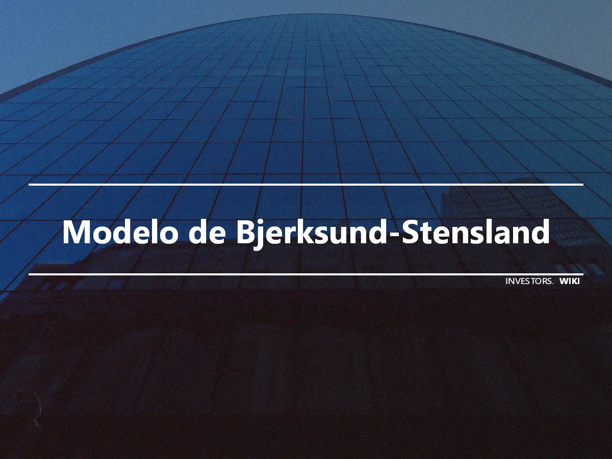Modelo de Bjerksund-Stensland
