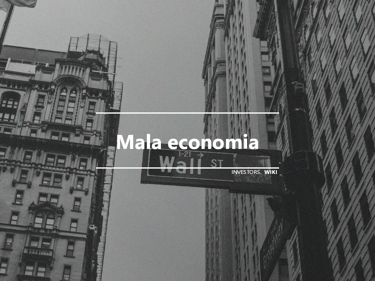 Mala economia