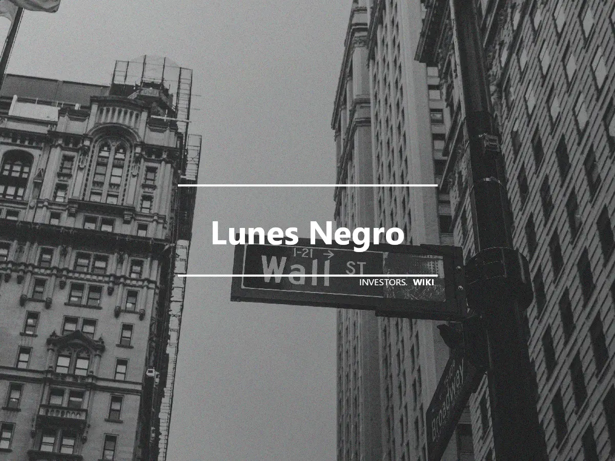 Lunes Negro