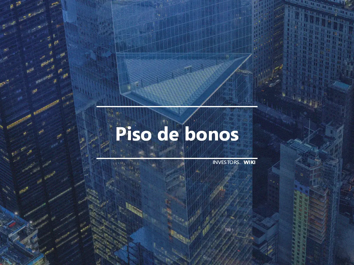 Piso de bonos