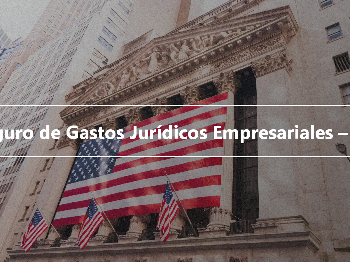 Seguro de Gastos Jurídicos Empresariales – LEI