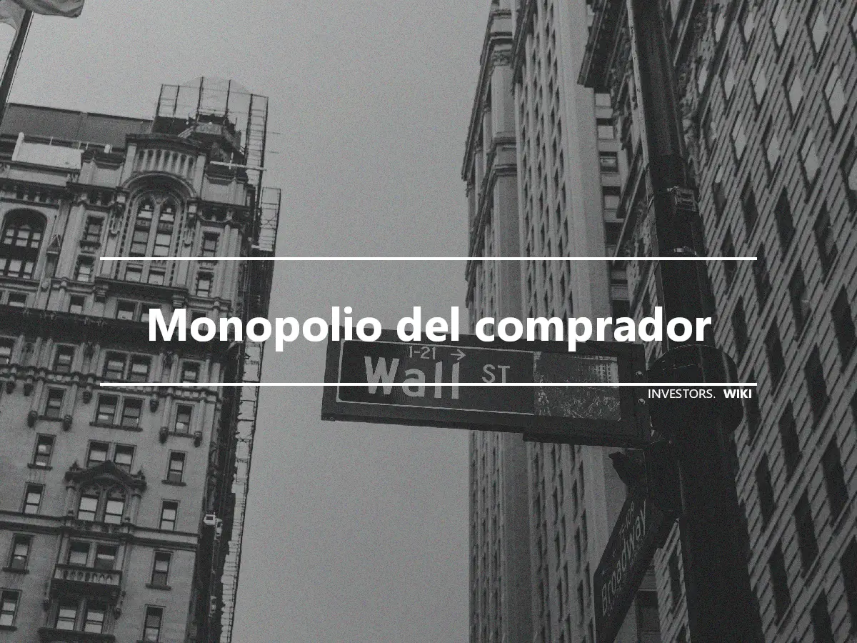 Monopolio del comprador