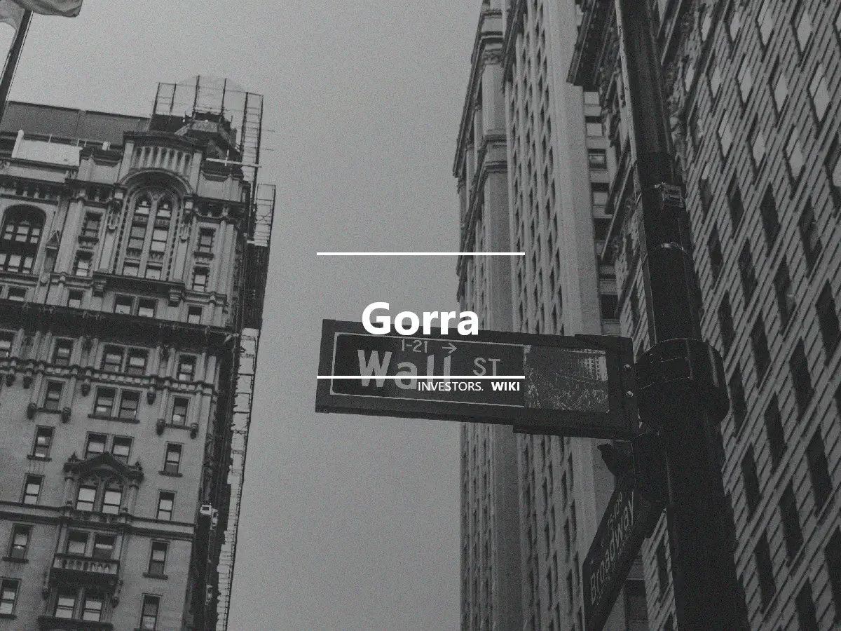 Gorra