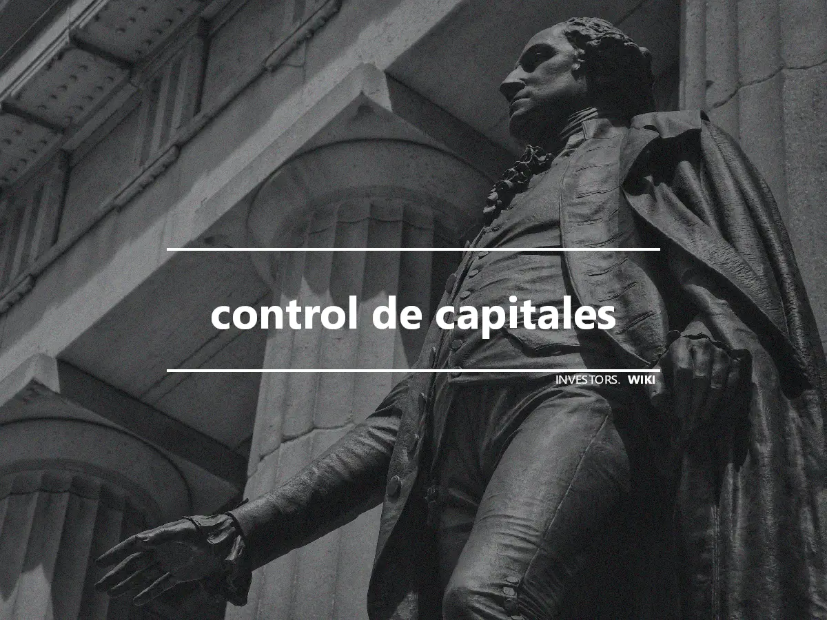 control de capitales