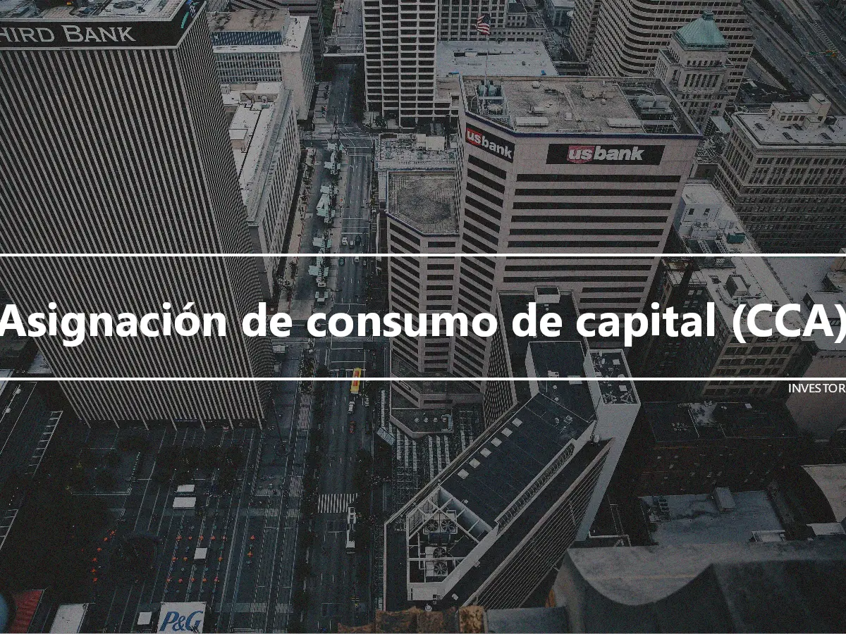 Asignación de consumo de capital (CCA)