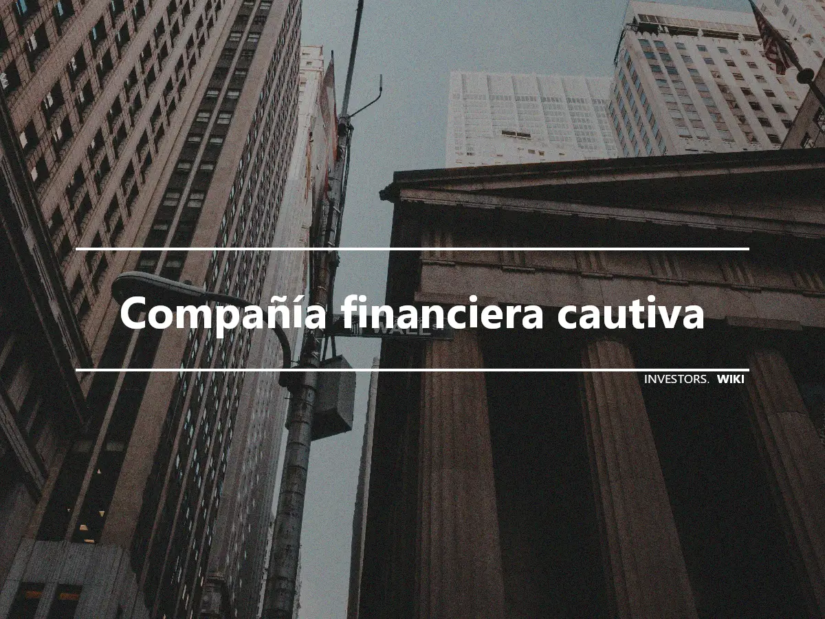 Compañía financiera cautiva