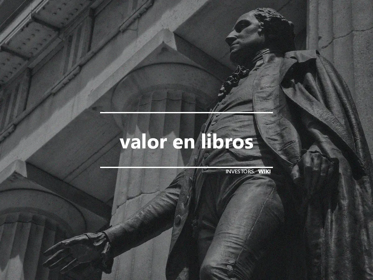 valor en libros