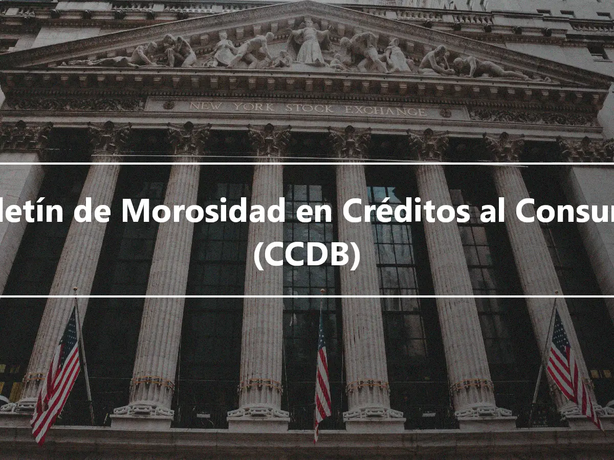Boletín de Morosidad en Créditos al Consumo (CCDB)