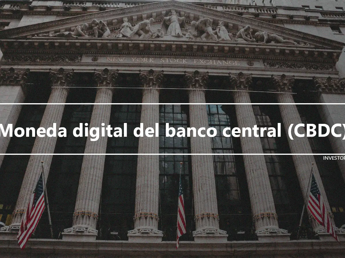 Moneda digital del banco central (CBDC)