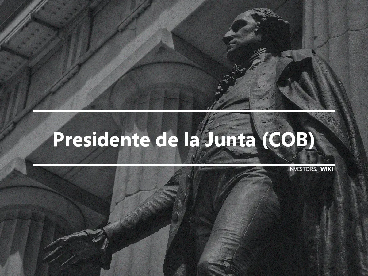Presidente de la Junta (COB)