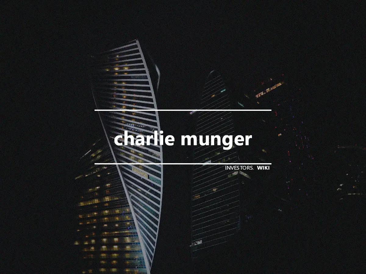 charlie munger