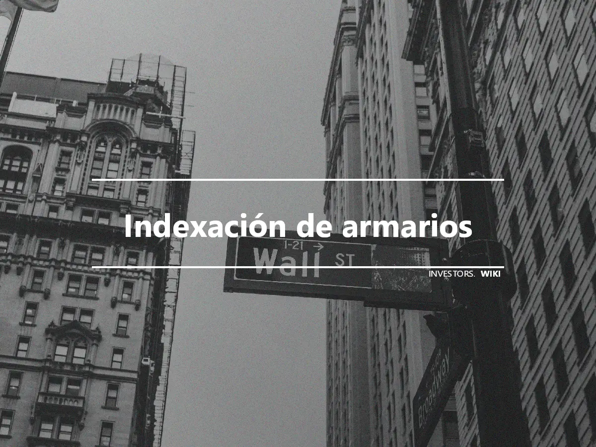 Indexación de armarios