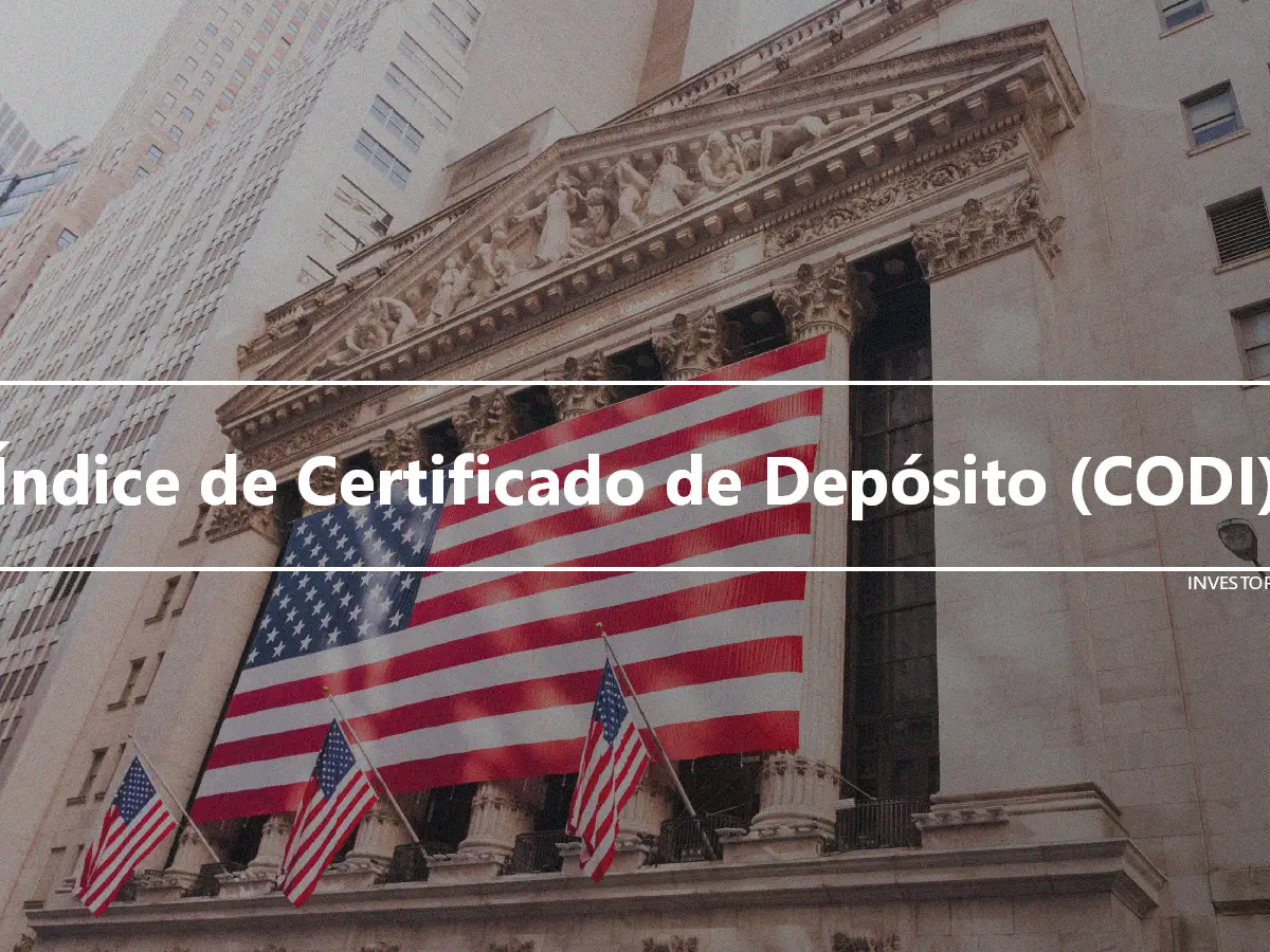 Índice de Certificado de Depósito (CODI)