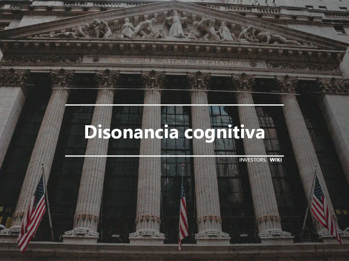 Disonancia cognitiva