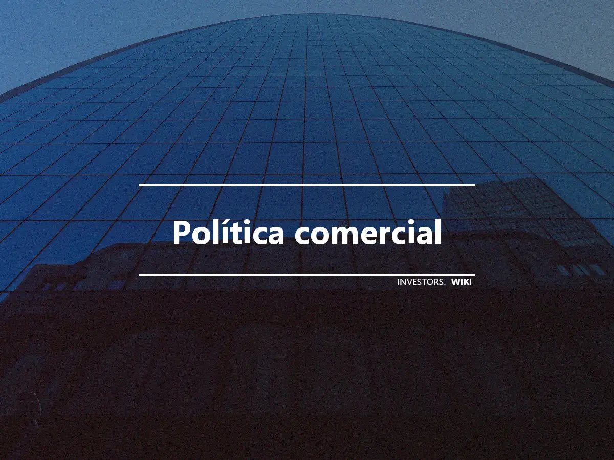 Política comercial