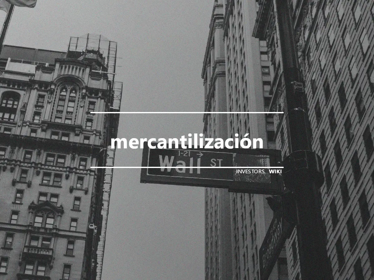 mercantilización