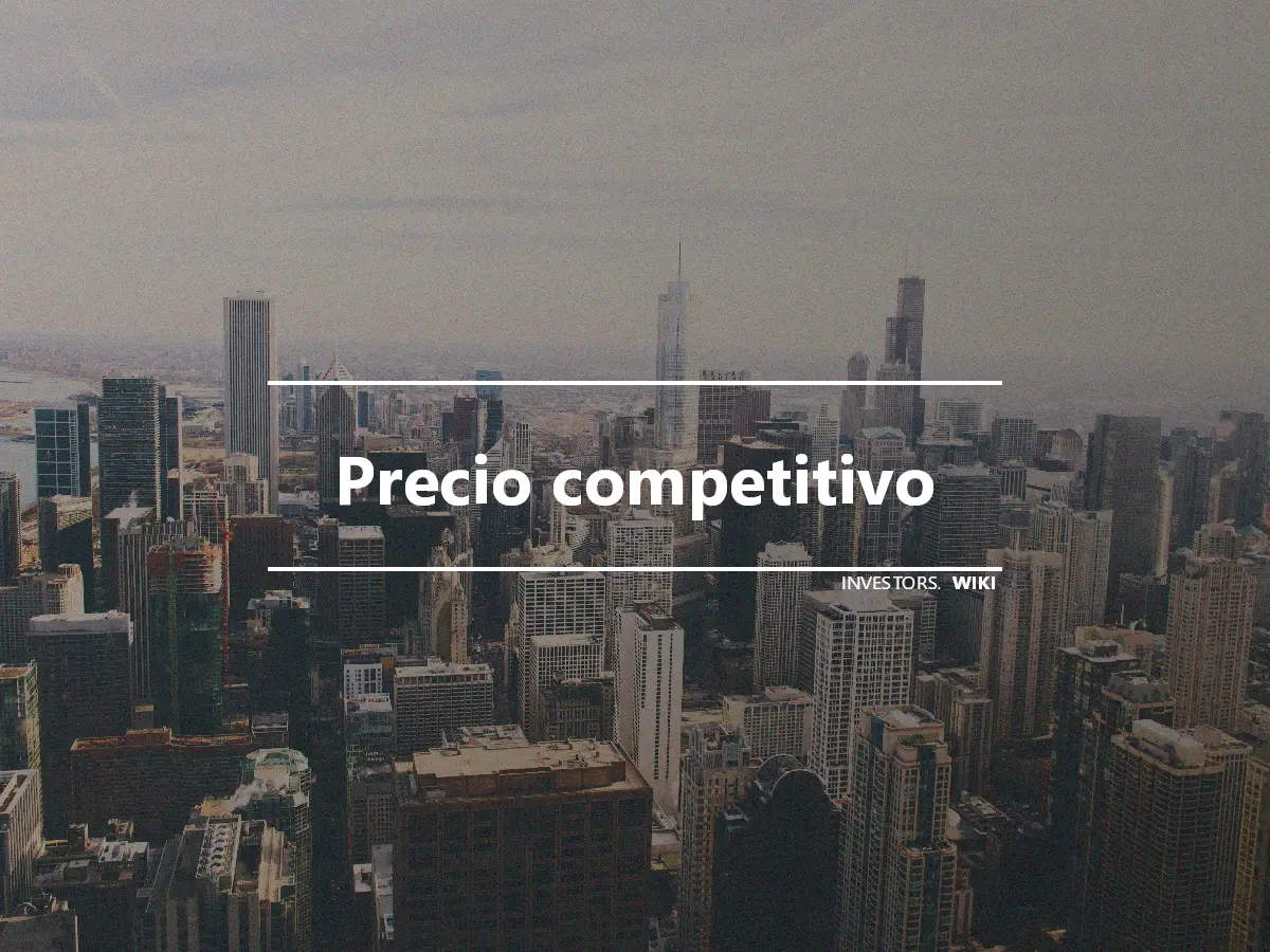 Precio competitivo