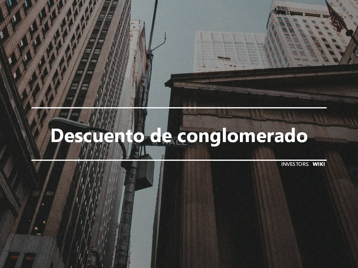 Descuento de conglomerado