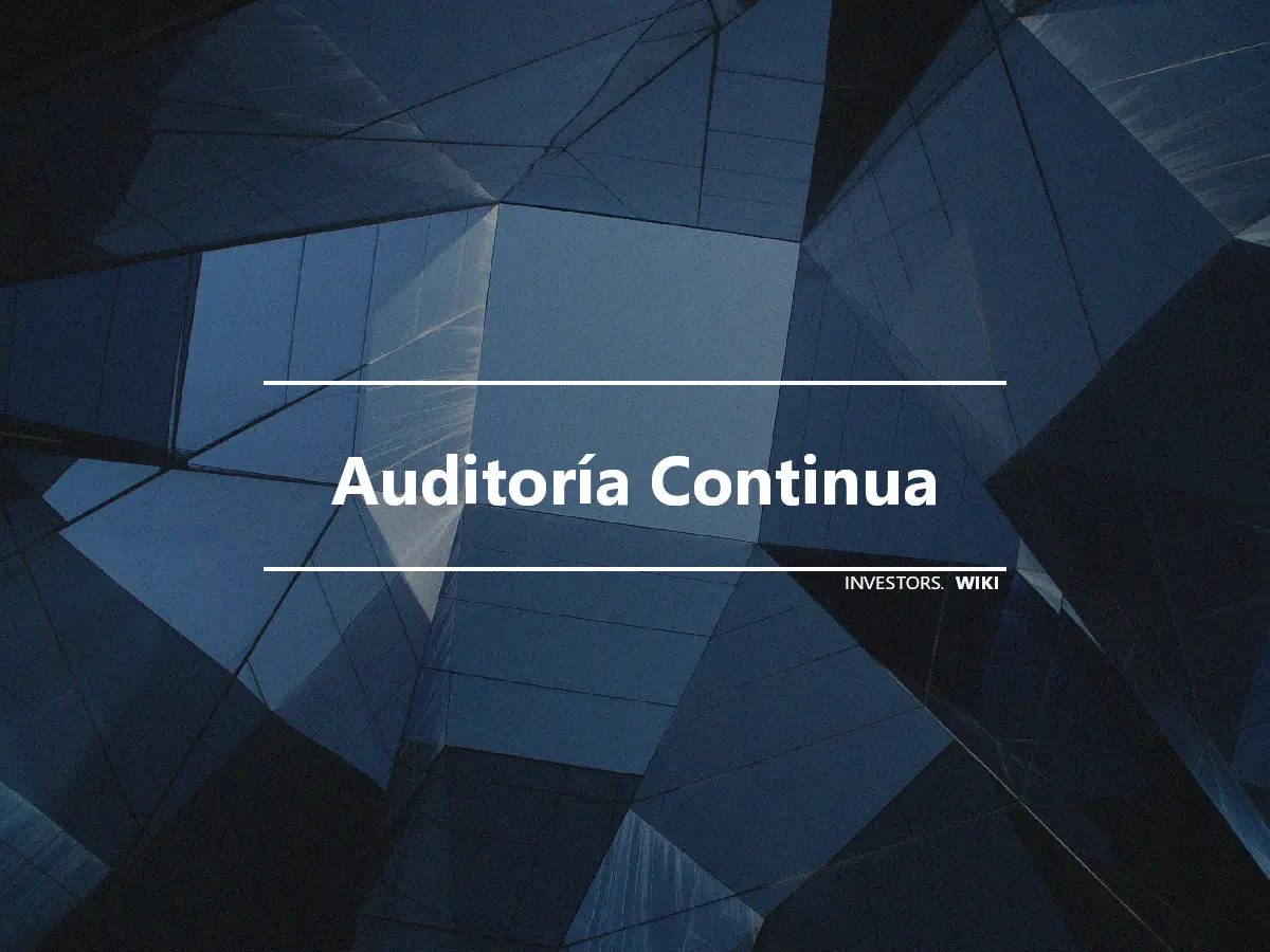 Auditoría Continua