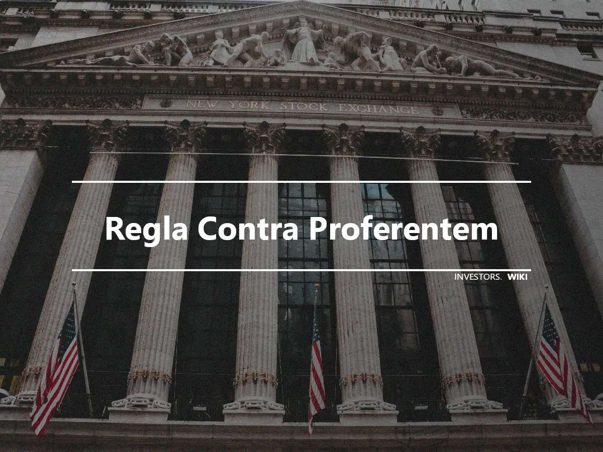 Regla Contra Proferentem