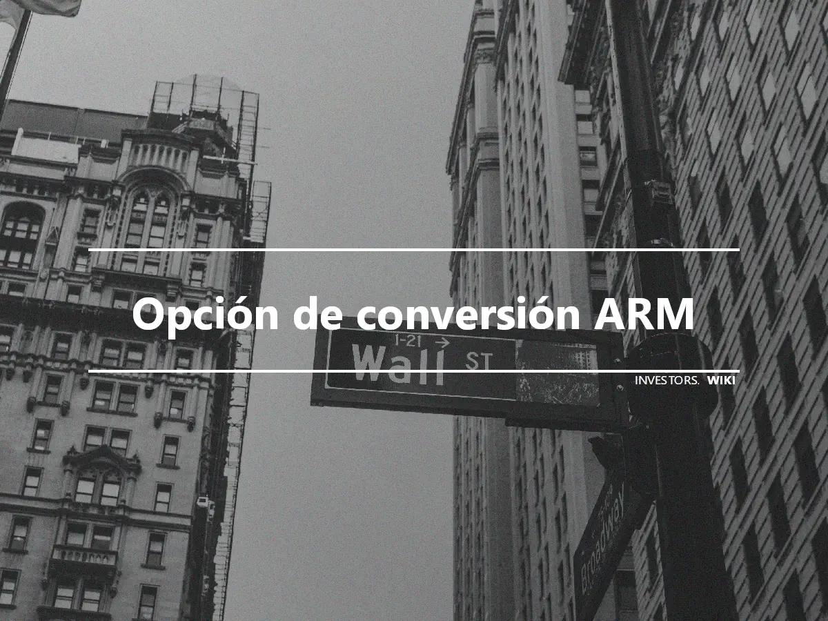 Opción de conversión ARM