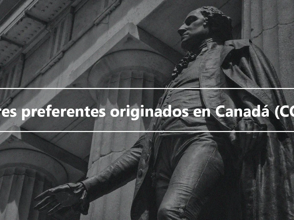 Valores preferentes originados en Canadá (COPrS)