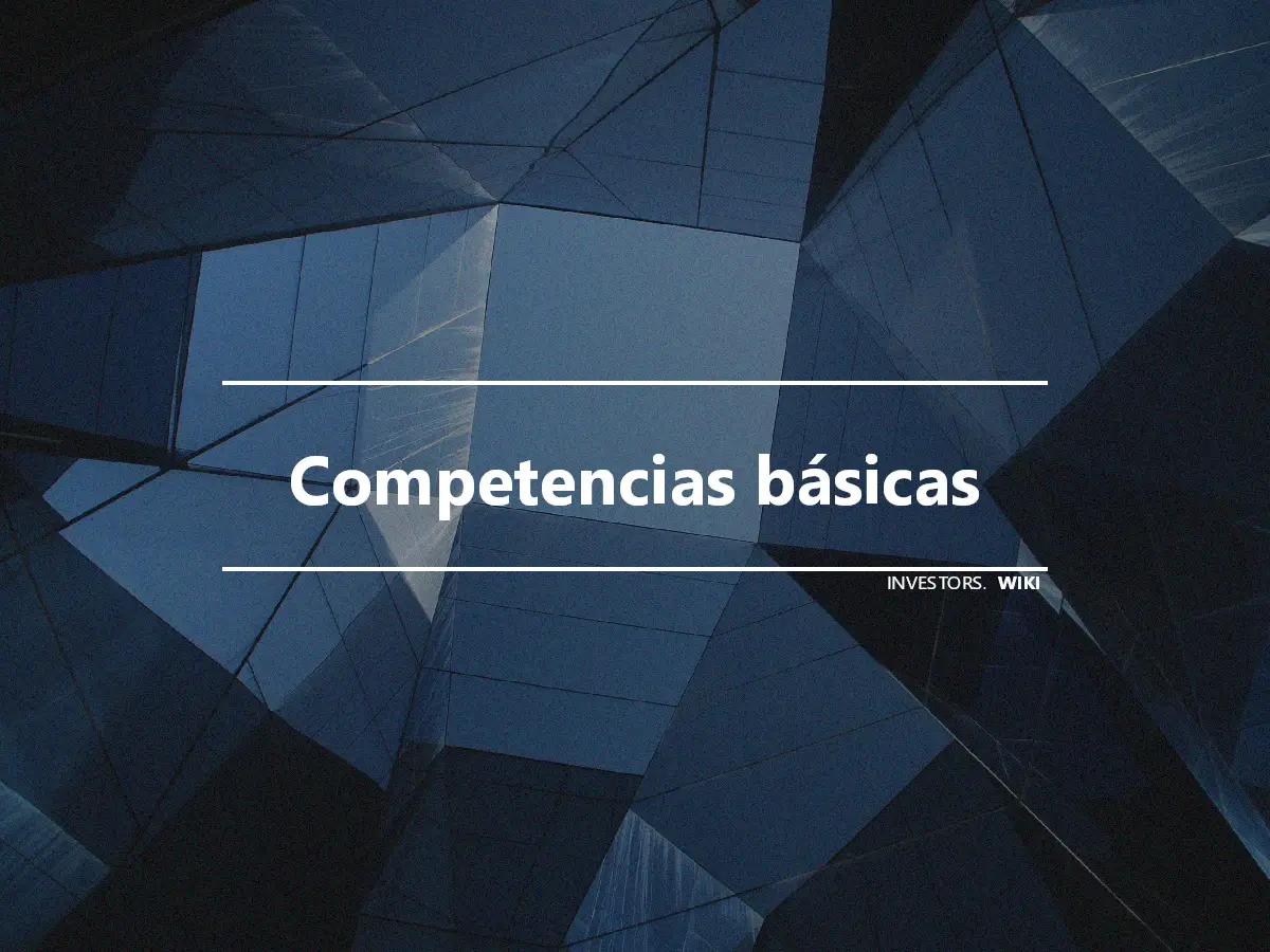 Competencias básicas