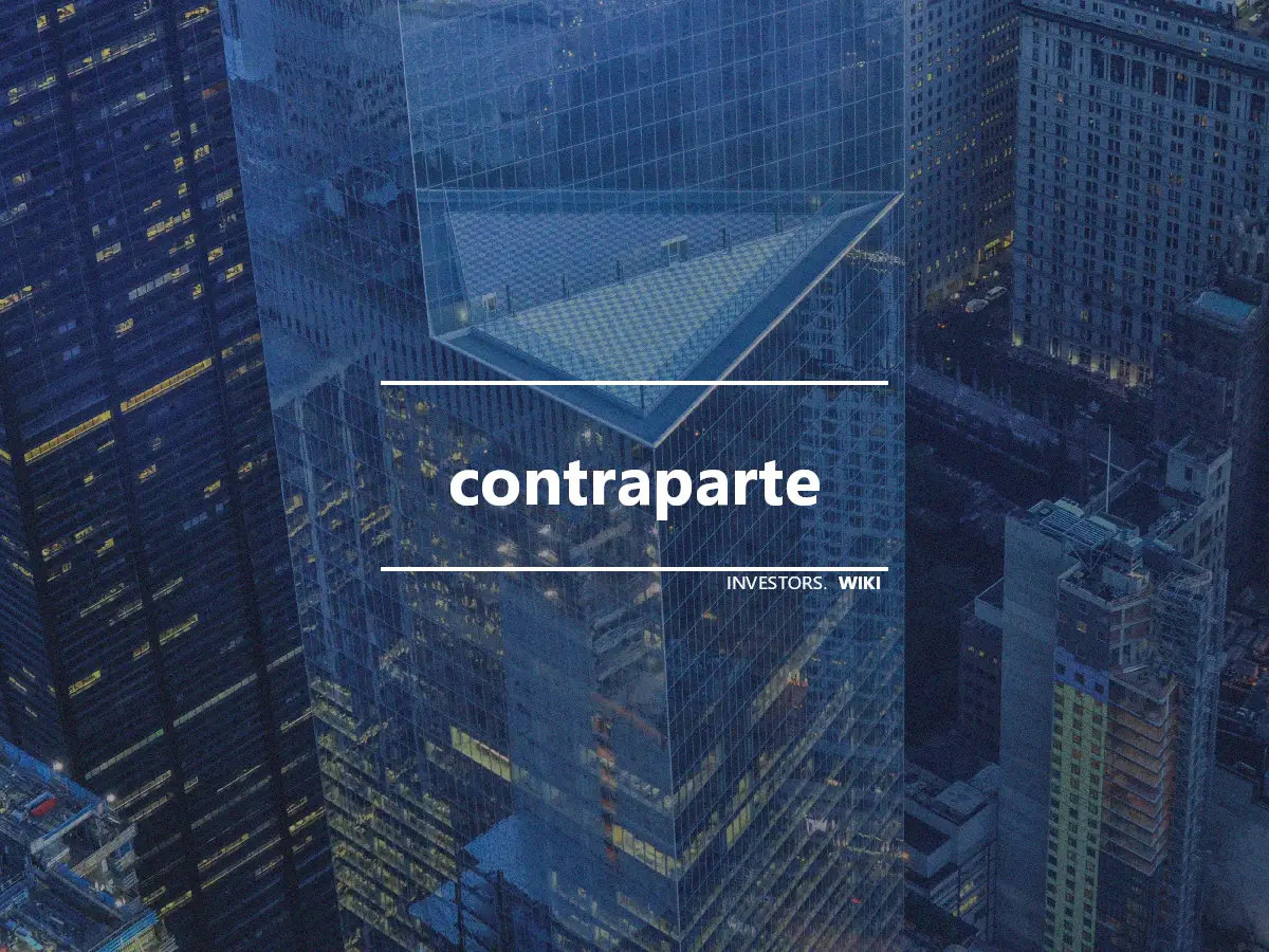 contraparte