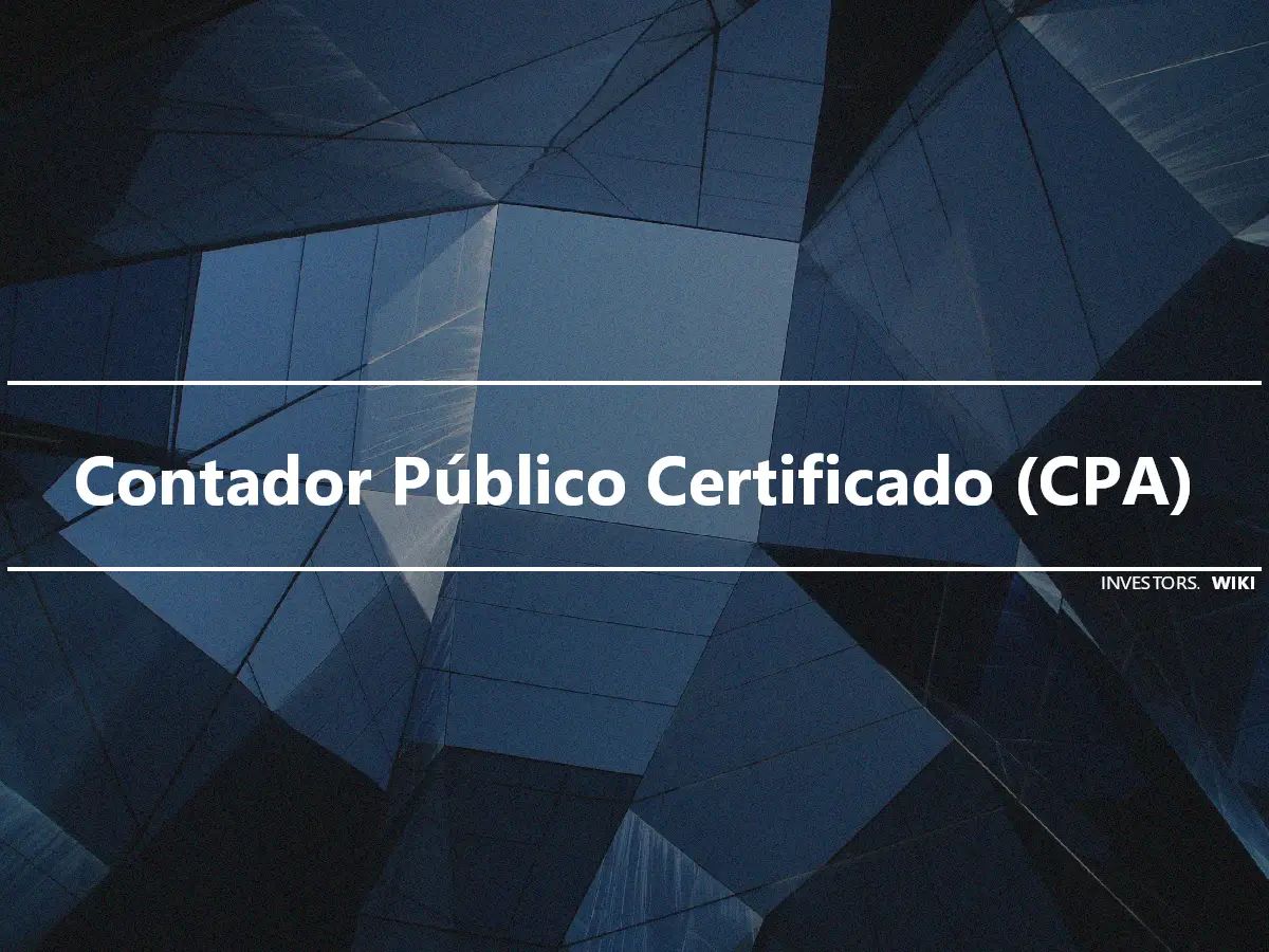 Contador Público Certificado (CPA)