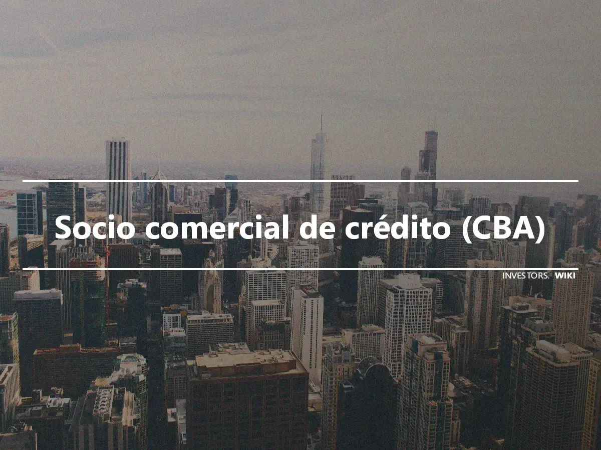 Socio comercial de crédito (CBA)